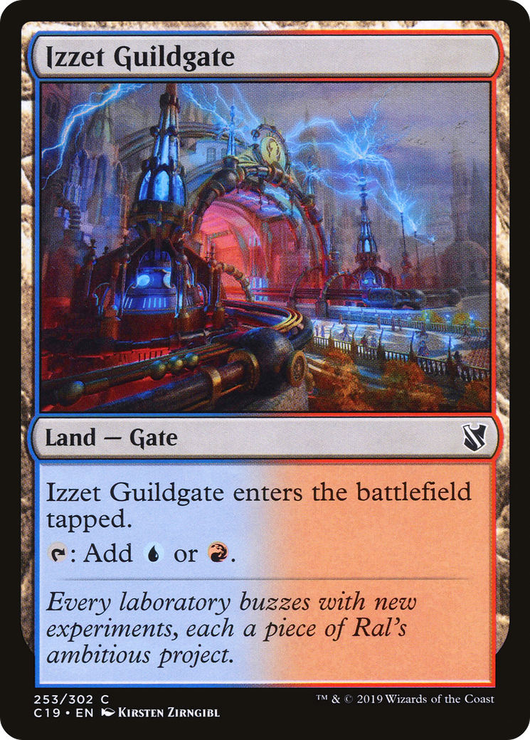 Izzet Guildgate (C19-253) [Commander 2019]