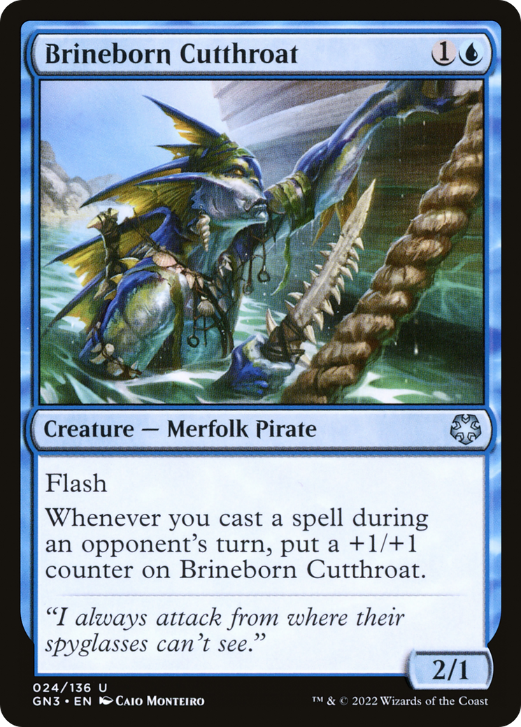 Brineborn Cutthroat (GN3-024) [Game Night: Free-for-All]