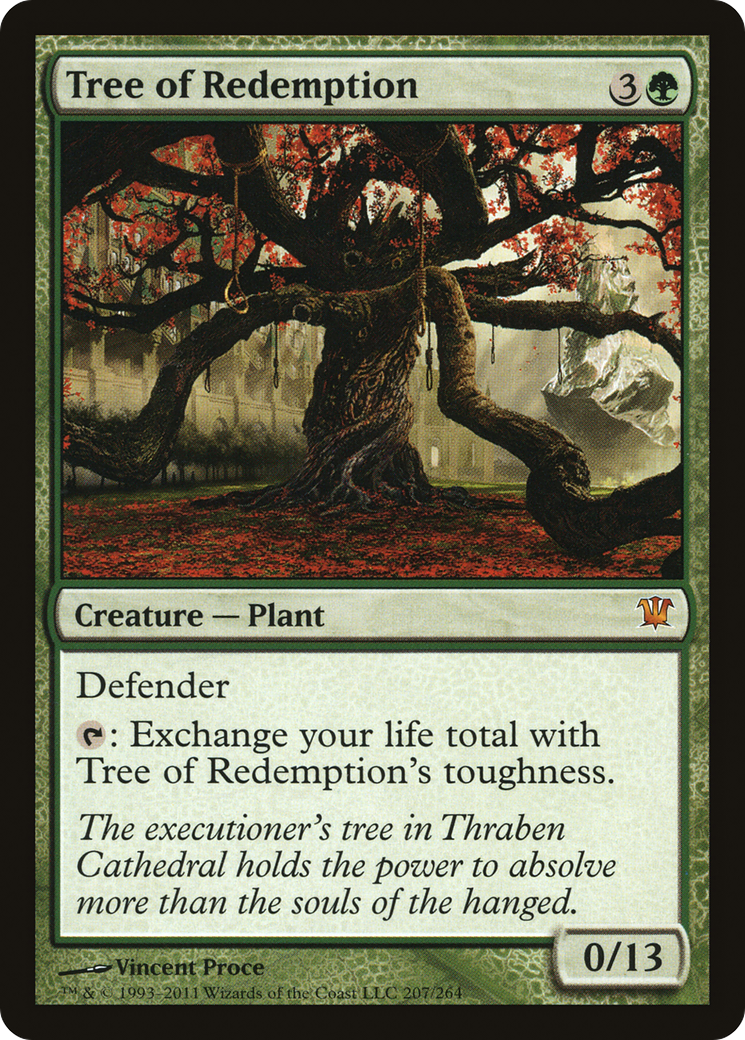Tree of Redemption (ISD-207) [Innistrad] Foil