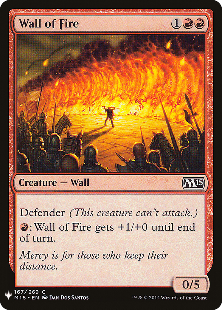 Wall of Fire (LIST-M15-167) [The List]