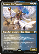 Kangee, Sky Warden (CMR-603) [Commander Legends] Etched Foil