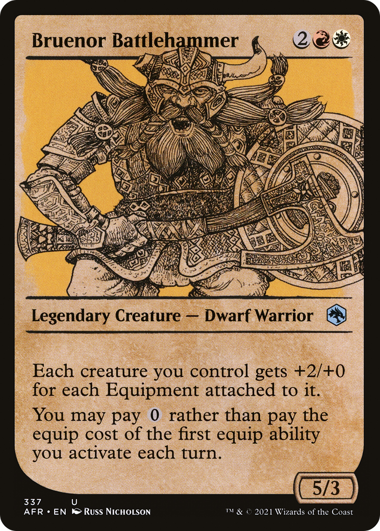 Bruenor Battlehammer (Showcase) (AFR-337) [Adventures in the Forgotten Realms]