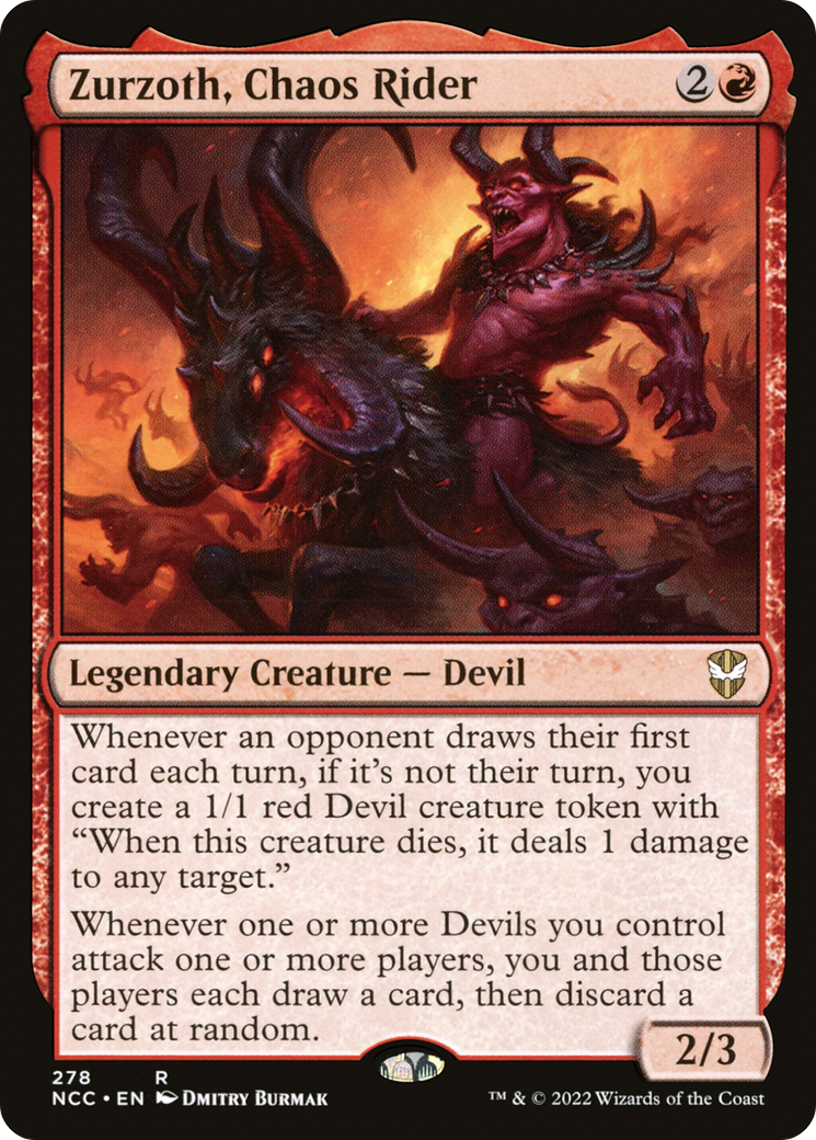 Zurzoth, Chaos Rider (NCC-278) [New Capenna Commander]
