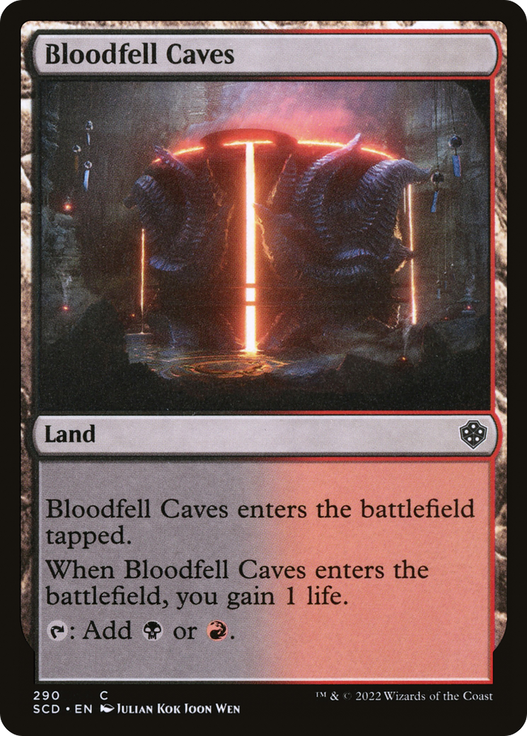 Bloodfell Caves (SCD-290) [Starter Commander Decks]