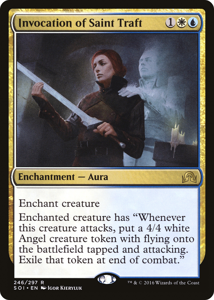 Invocation of Saint Traft (SOI-246) [Shadows over Innistrad] Foil