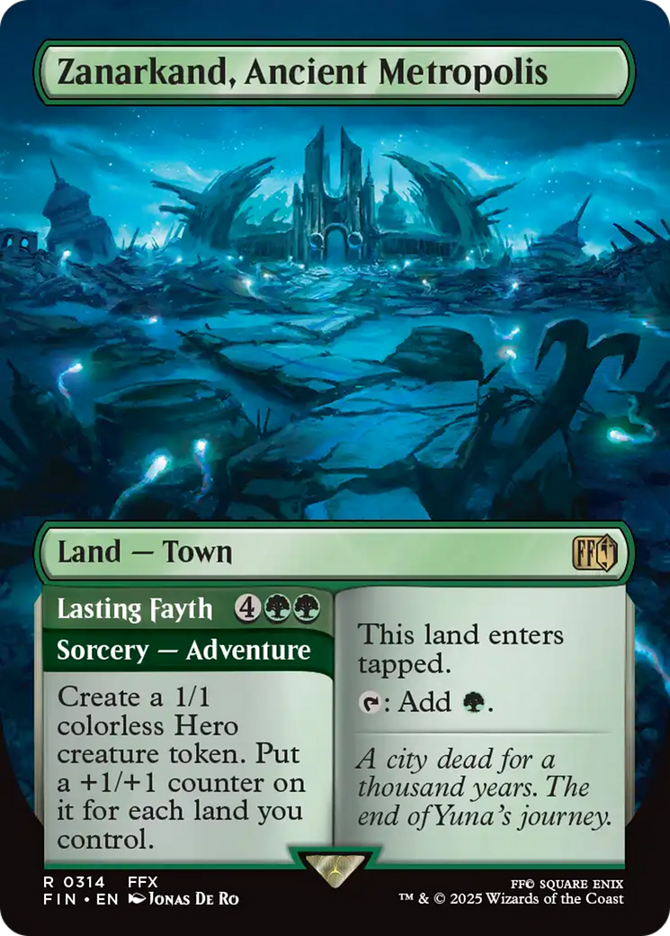 Zanarkand, Ancient Metropolis (Borderless) (FIN-314) [FINAL FANTASY] (Borderless)