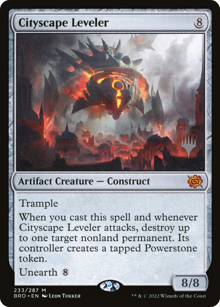 Cityscape Leveler (PPBRO-233P) [The Brothers' War Promos]