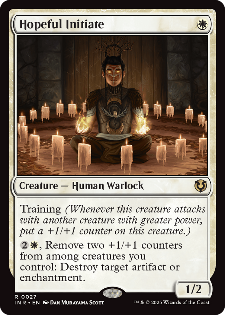 Hopeful Initiate (INR-027) [Innistrad Remastered] Foil