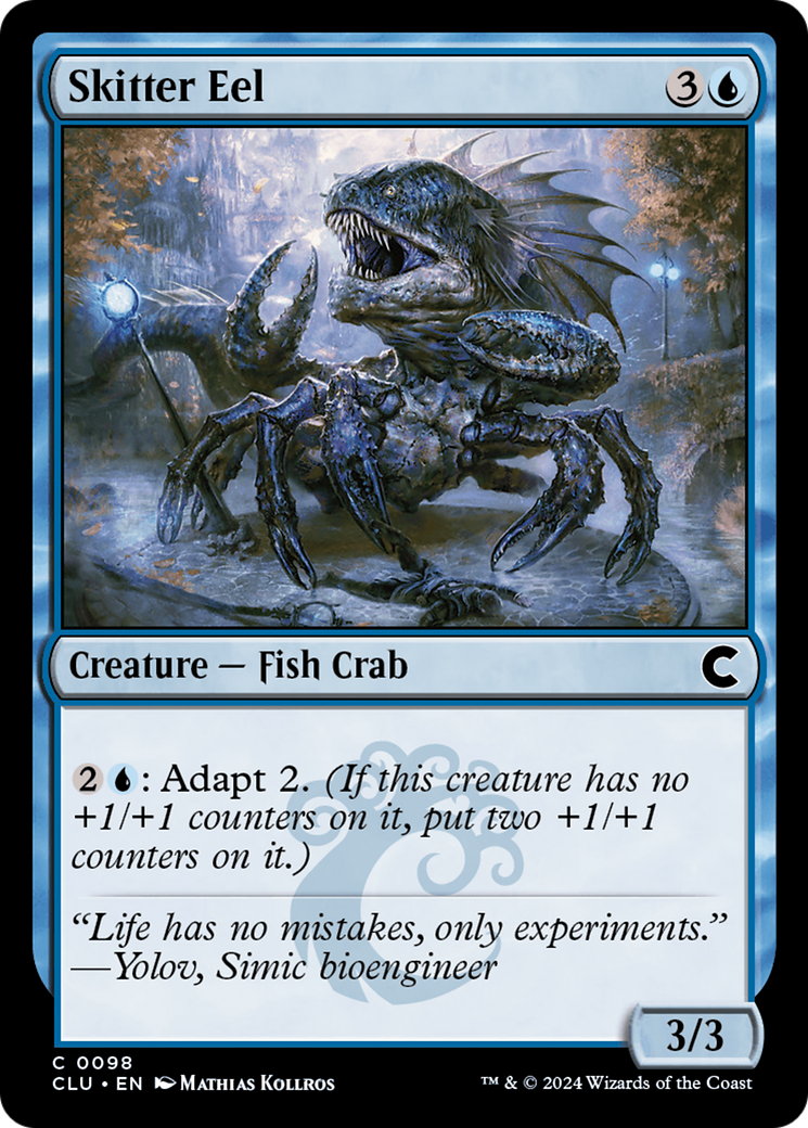 Skitter Eel (CLU-098) [Ravnica: Clue Edition]
