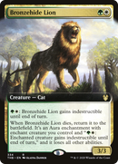 Bronzehide Lion (THB-334) [Theros Beyond Death]: (Extended Art) Foil