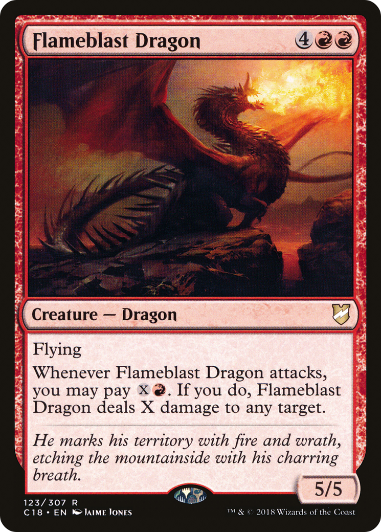 Flameblast Dragon (C18-123) [Commander 2018]