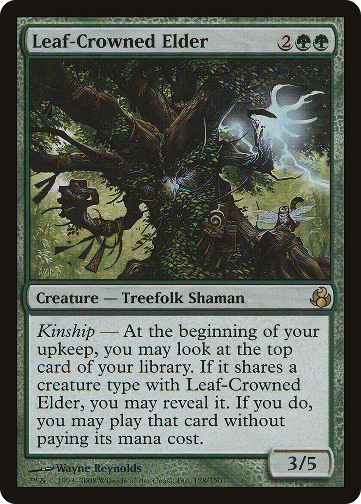 Leaf-Crowned Elder (MOR-128) [Morningtide]