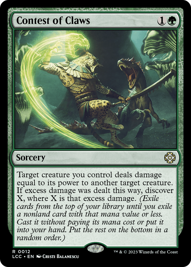 Contest of Claws (LCC-012) [The Lost Caverns of Ixalan Commander]