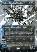 Kaito, Dancing Shadow (ONE-463) [Phyrexia: All Will Be One]: (Showcase) (Borderless) Foil