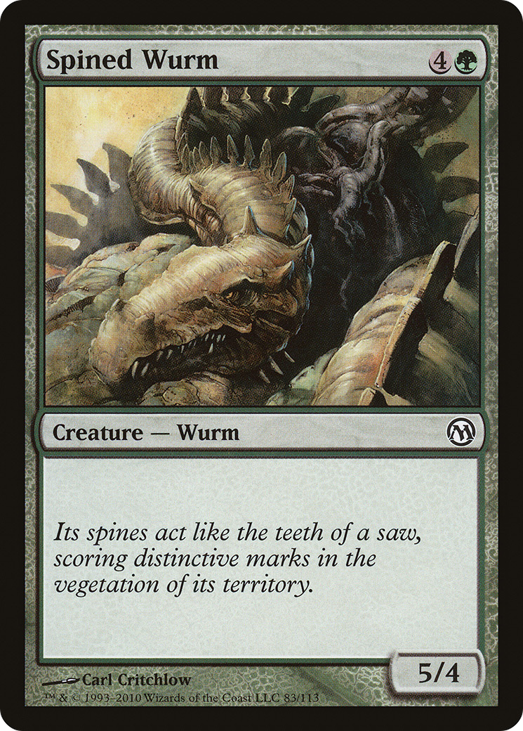 Spined Wurm (DPA-083) [Duels of the Planeswalkers]