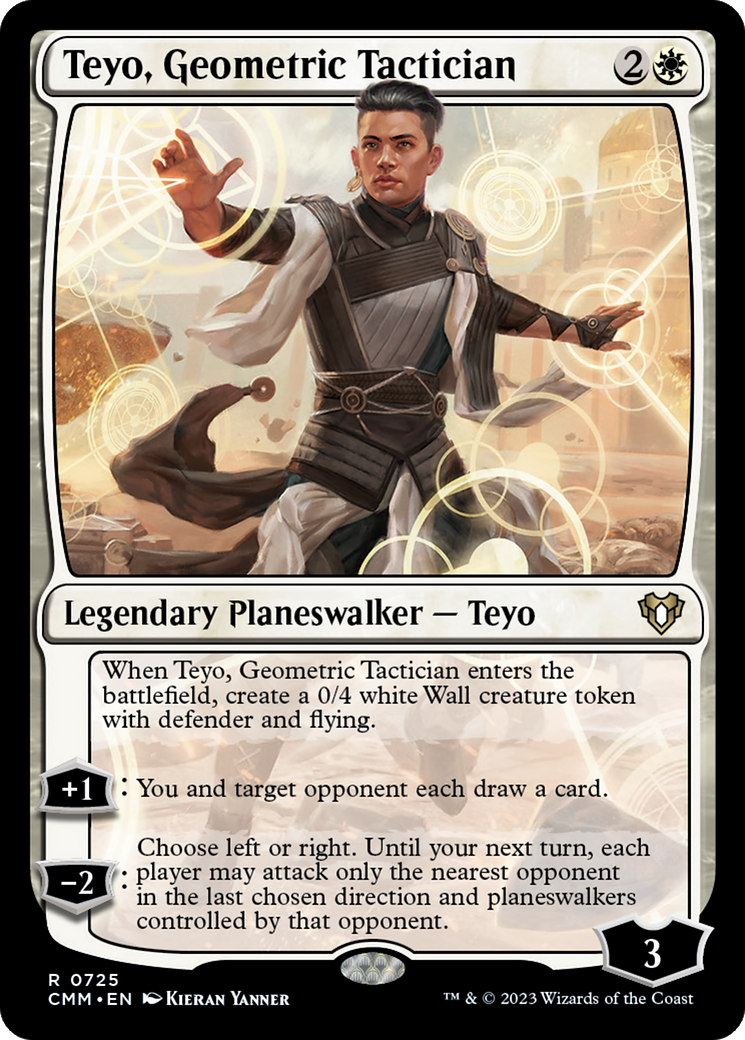 Teyo, Geometric Tactician (CMM-725) [Commander Masters]