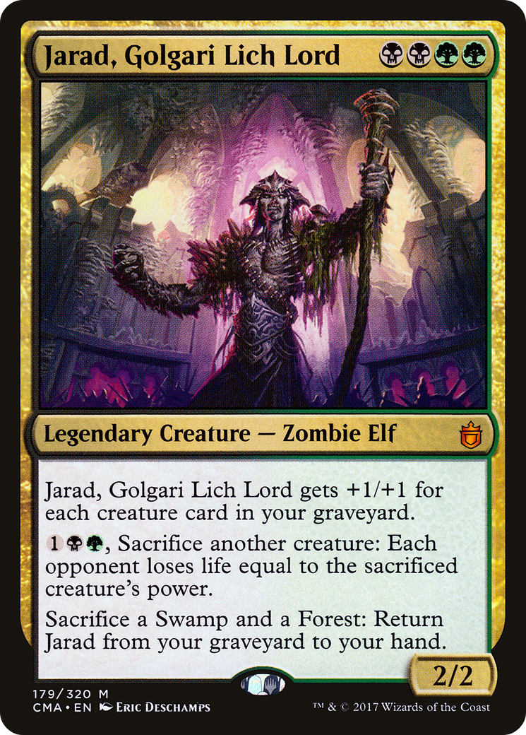 Jarad, Golgari Lich Lord (CMA-179) [Commander Anthology]