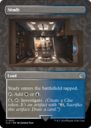 Study (Borderless) (CLU-021) [Ravnica: Clue Edition]