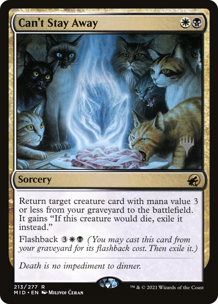 Can't Stay Away (PPMID-213P) [Innistrad: Midnight Hunt Promos] Foil