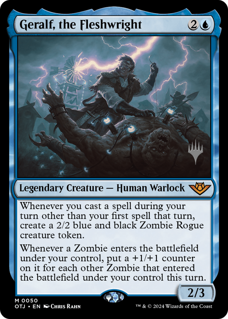 Geralf, the Fleshwright (PPOTJ-50P) [Outlaws of Thunder Junction Promos]