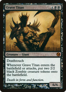 Grave Titan (MEDIA-002) [Duels of the Planeswalkers 2012 Promos] Foil