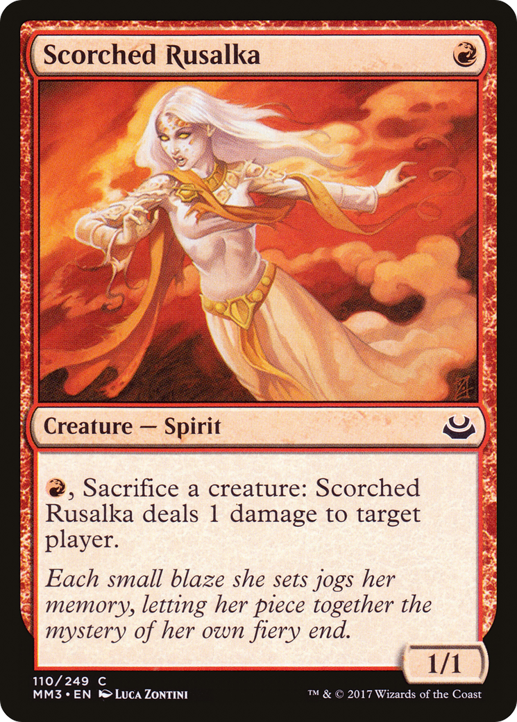 Scorched Rusalka (MM3-110) [Modern Masters 2017]
