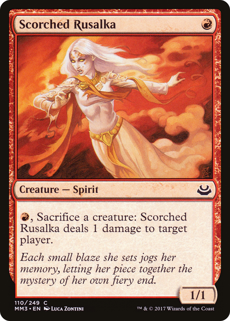 Scorched Rusalka (MM3-110) [Modern Masters 2017]