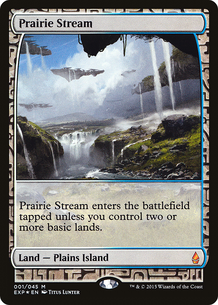 Prairie Stream (EXP-001) [Zendikar Expeditions] Foil