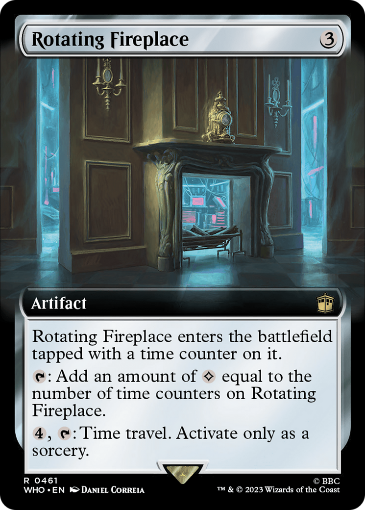 Rotating Fireplace (WHO-461) [Doctor Who]: (Extended Art)