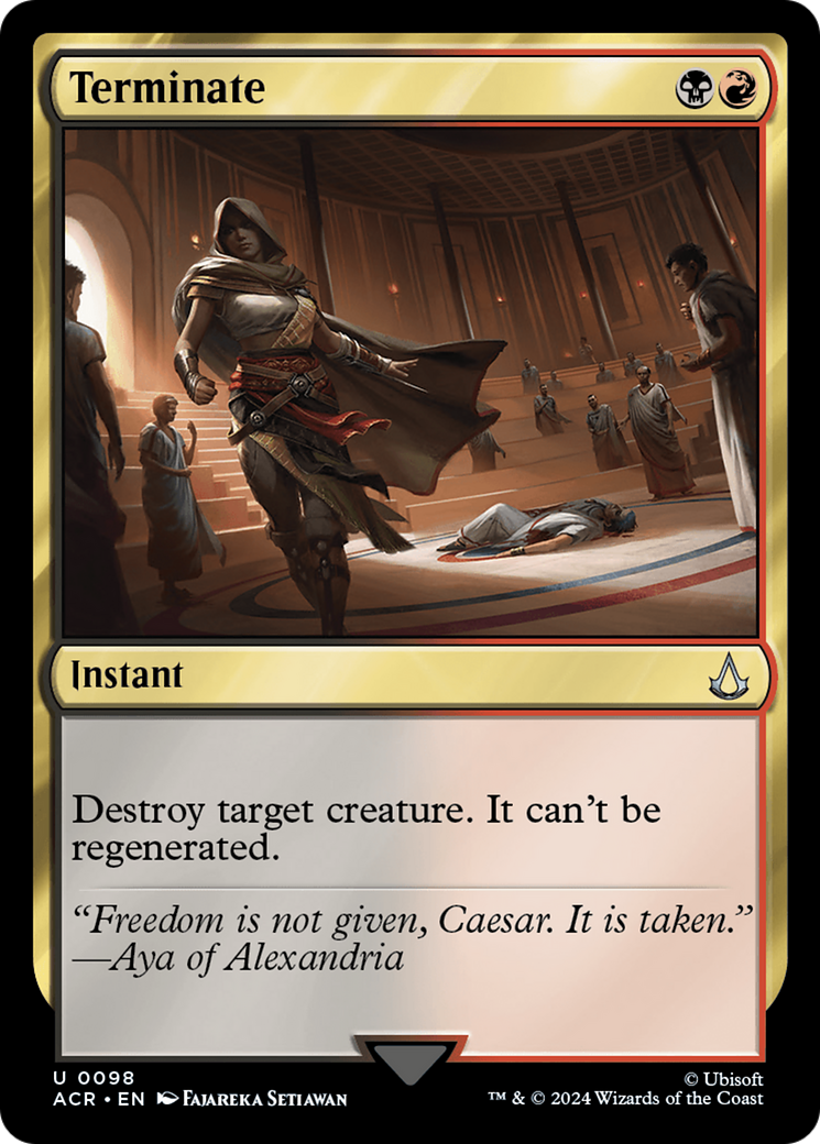 Terminate (ACR-098) [Assassin's Creed] Foil