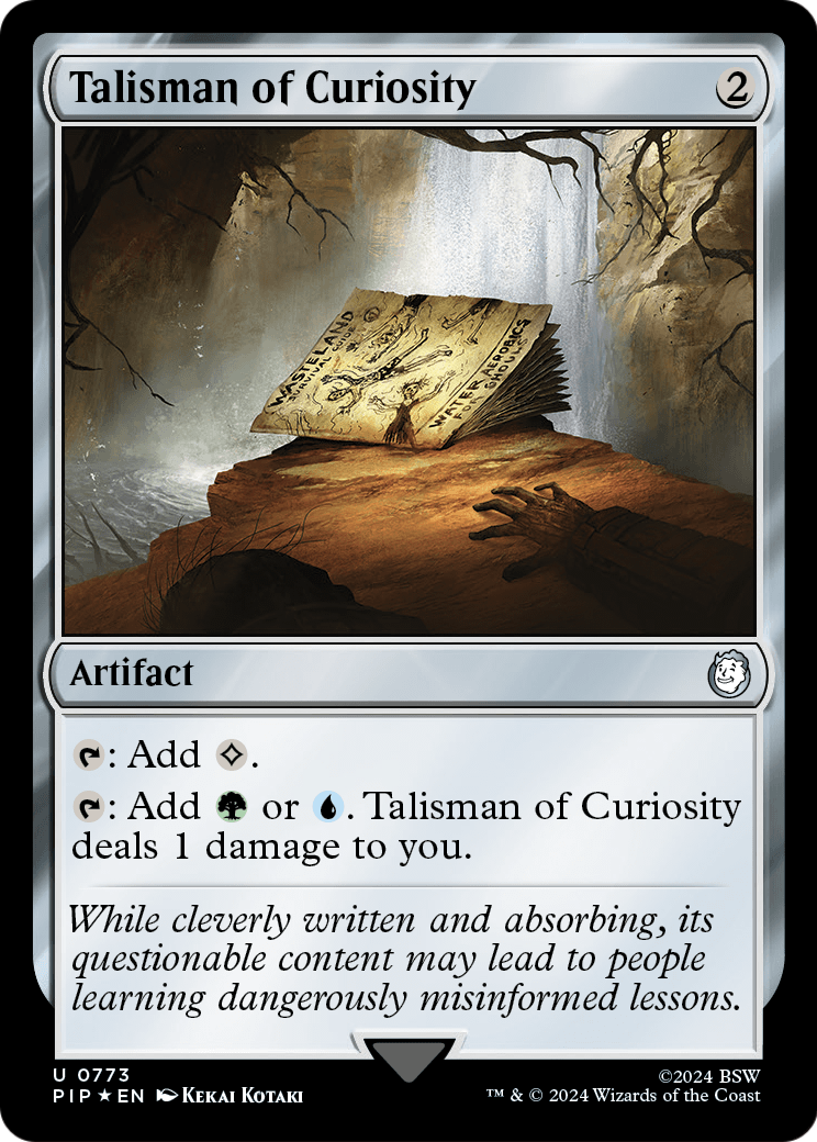 Talisman of Curiosity (Surge Foil) (PIP-773) [Fallout] Foil