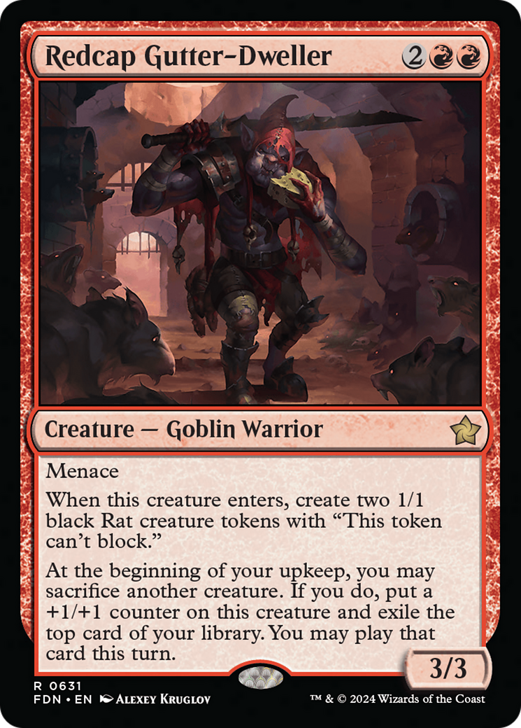 Redcap Gutter-Dweller (FDN-631) [Foundations]