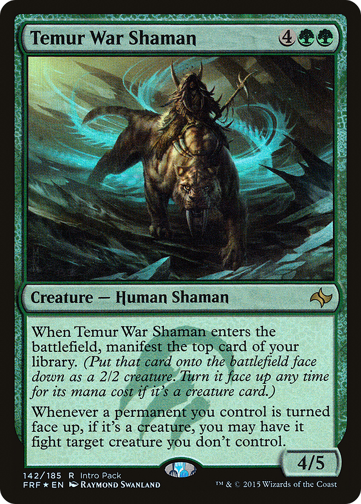 Temur War Shaman (UMP-142) [Fate Reforged Promos] Foil