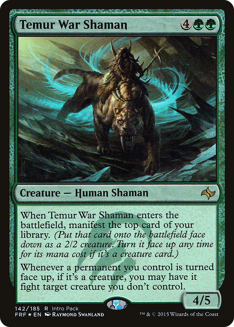 Temur War Shaman (UMP-142) [Fate Reforged Promos] Foil