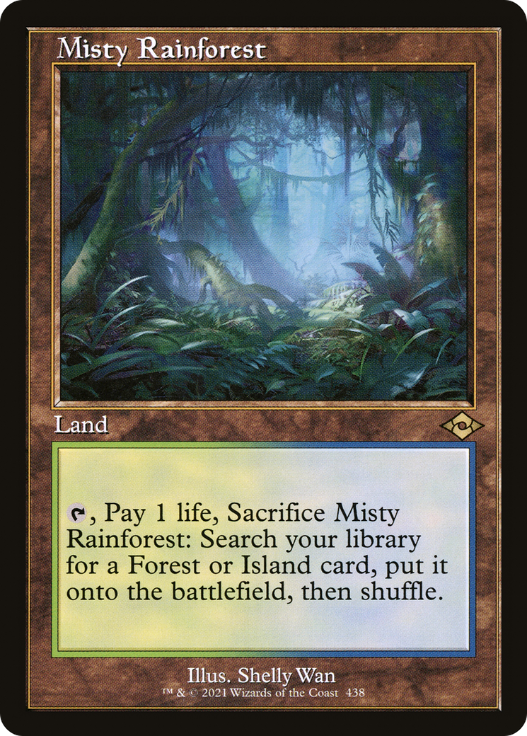 Misty Rainforest (Retro Frame) (MH2-438) [Modern Horizons 2]