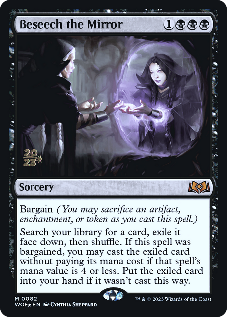 Beseech the Mirror (PRE-82S) [Wilds of Eldraine Promos] Foil