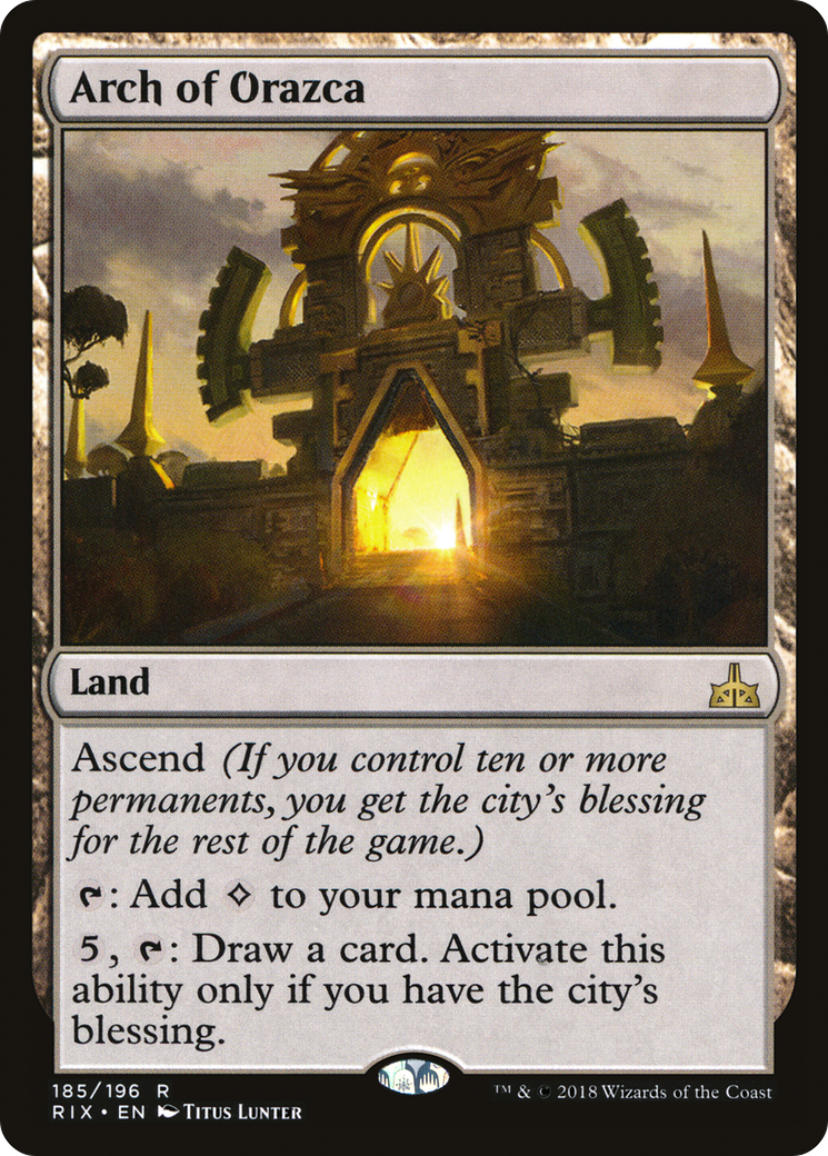 Arch of Orazca (RIX-185) [Rivals of Ixalan] Foil