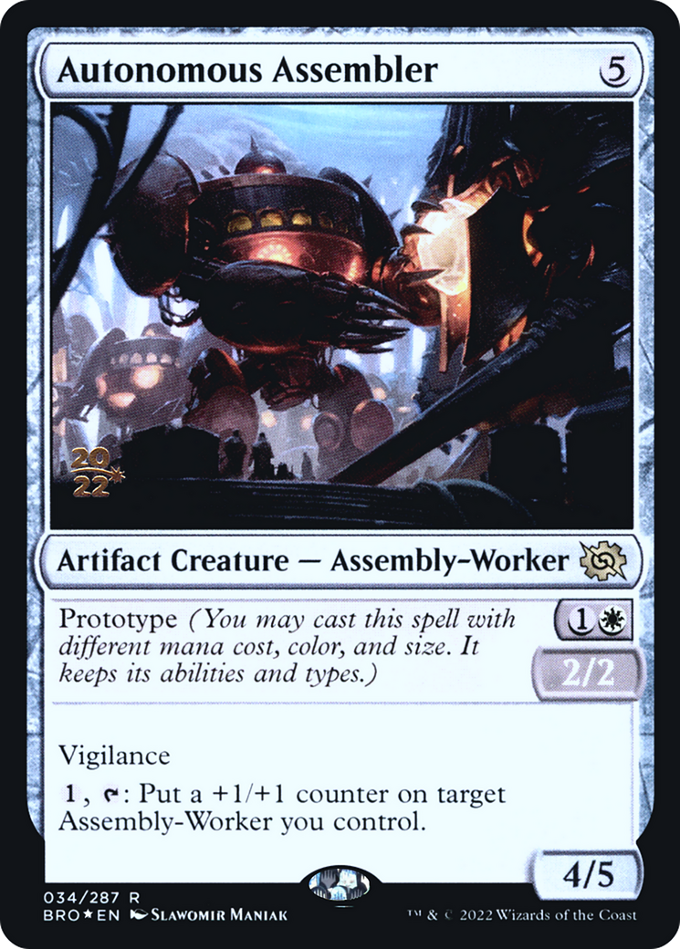 Autonomous Assembler (PRE-034) [The Brothers' War Promos] Foil