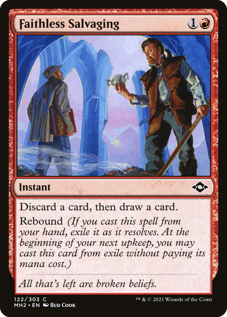 Faithless Salvaging (MH2-122) [Modern Horizons 2] Foil