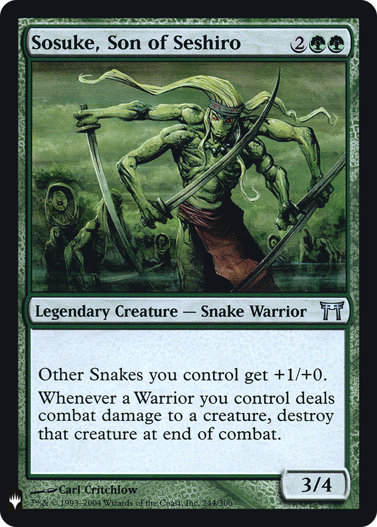 Sosuke, Son of Seshiro (LIST-CHK-244) [The List] Foil