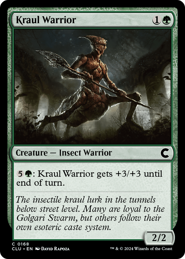 Kraul Warrior (CLU-168) [Ravnica: Clue Edition]