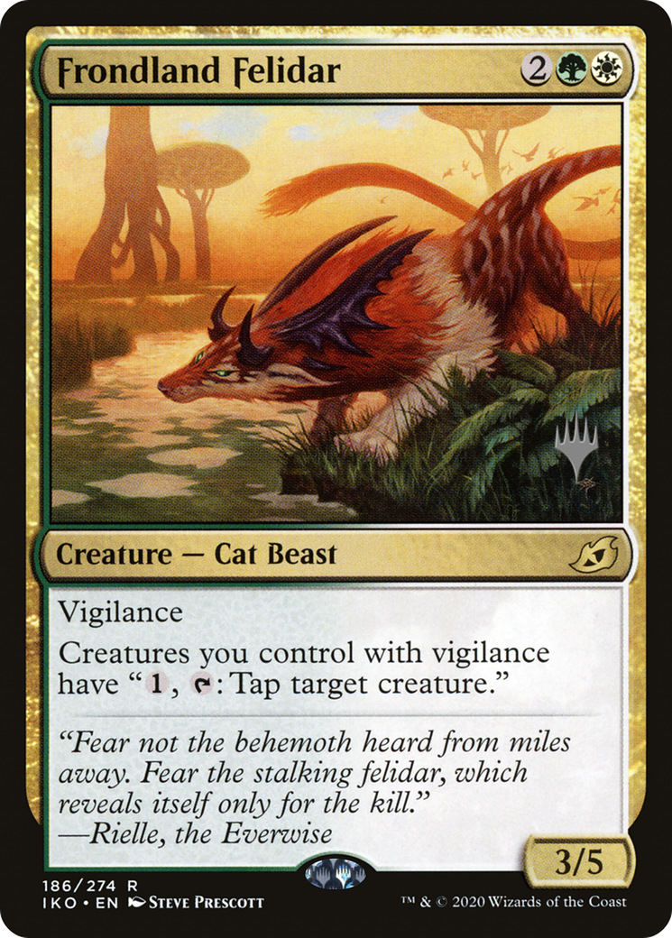 Frondland Felidar (PPIKO-186P) [Ikoria: Lair of Behemoths Promos] Foil