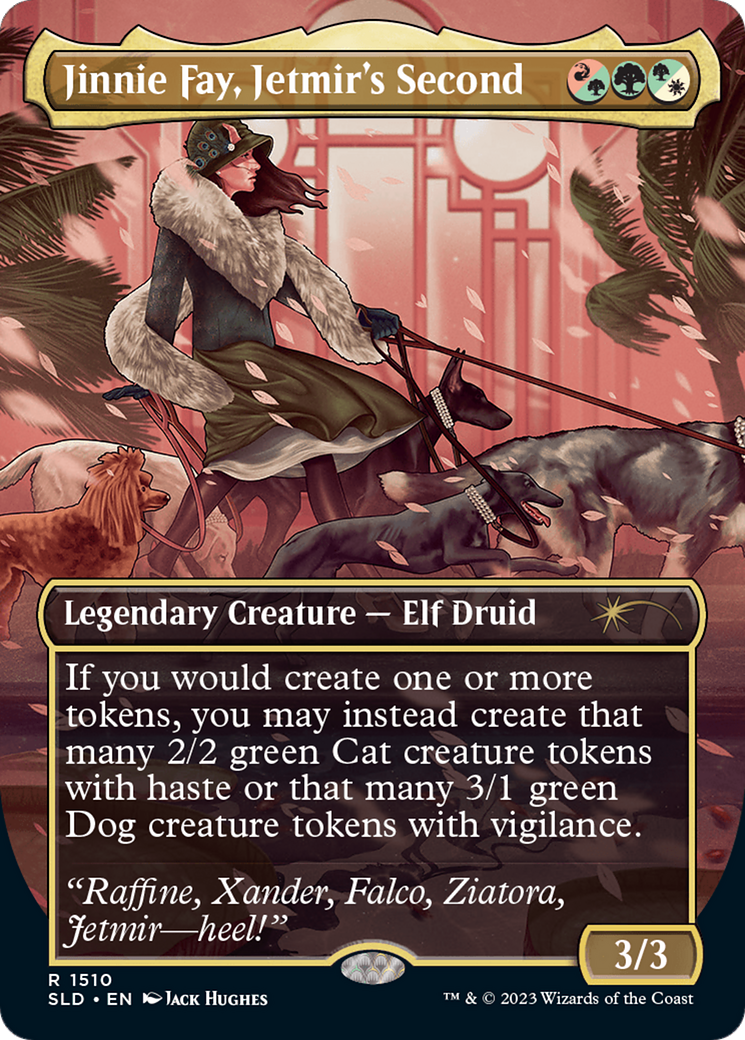 Jinnie Fay, Jetmir's Second // Jinnie Fay, Jetmir's Second (SLD-1510) [Secret Lair Drop] (Borderless) Foil