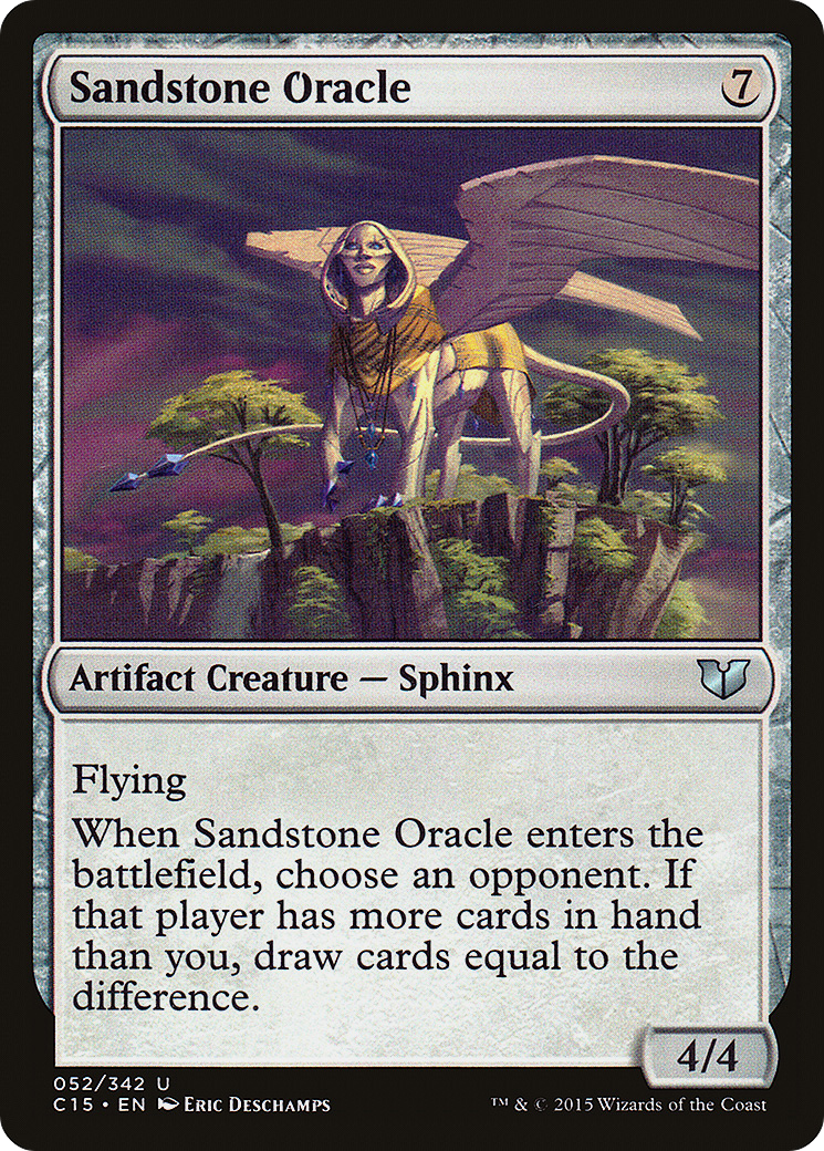 Sandstone Oracle (C15-052) [Commander 2015]