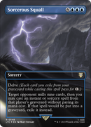 Sorcerous Squall (Borderless) (Surge Foil) (LTC-548) [Tales of Middle-earth Commander] (Borderless) Foil