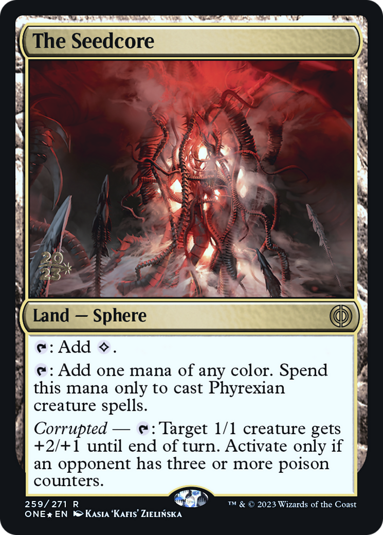 The Seedcore (PRE-259S) [Phyrexia: All Will Be One Promos] Foil
