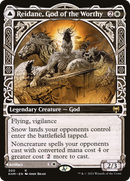 Reidane, God of the Worthy // Valkmira, Protector's Shield (KHM-300) [Kaldheim]: (Showcase) Foil