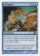 Cowardice [Eighth Edition] Foil