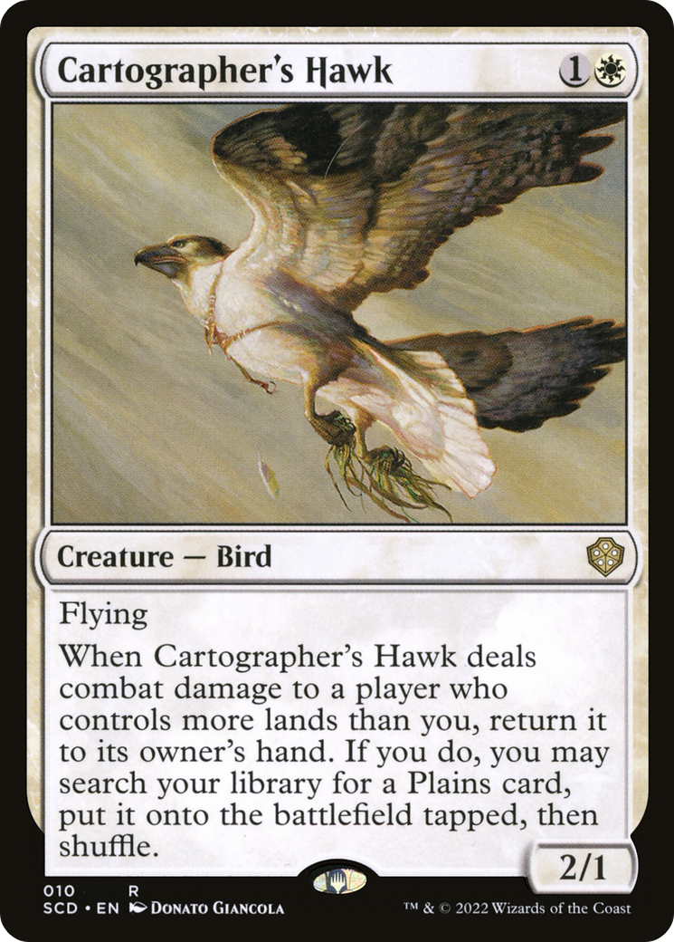 Cartographer's Hawk (SCD-010) [Starter Commander Decks]