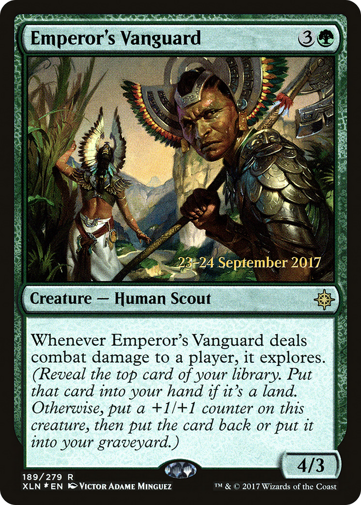 Emperor's Vanguard (PRE-189S) [Ixalan Promos] Foil
